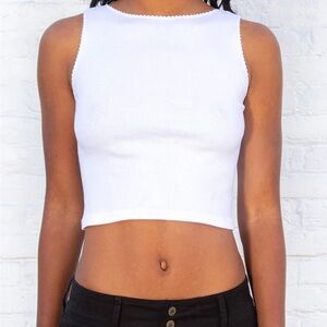 Brandy Melville White Vicki Tank